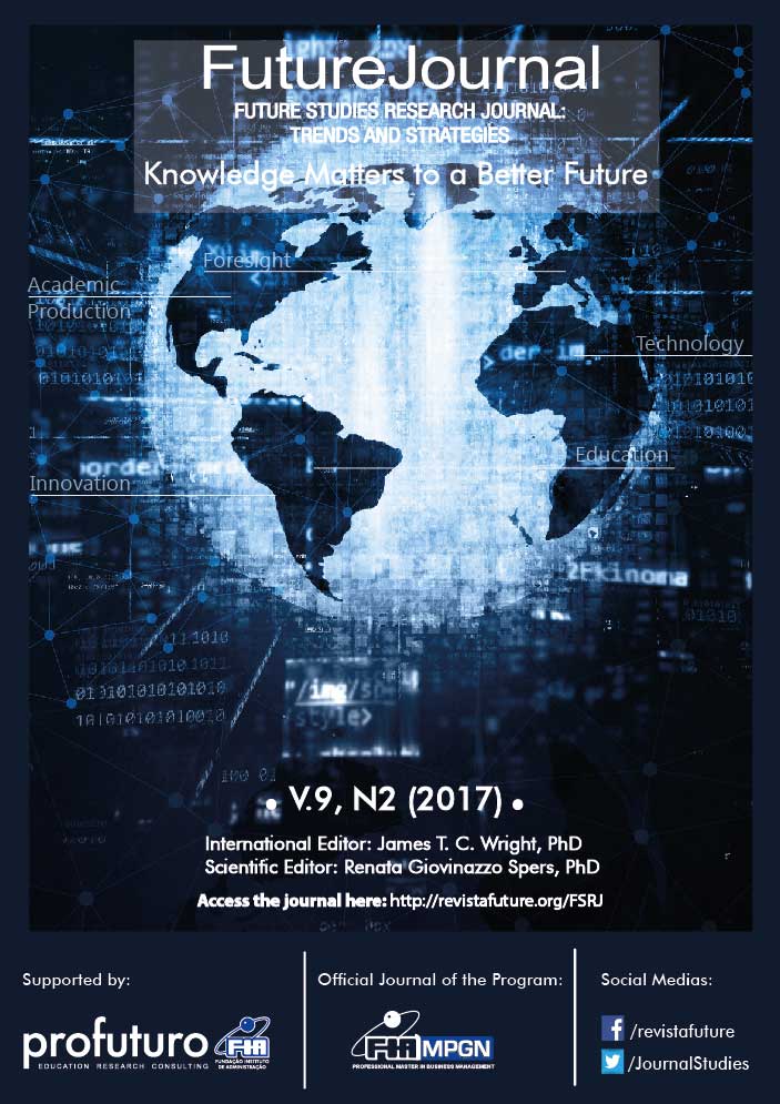 					Visualizar v. 9 n. 2 (2017): Future Studies Research Journal
				