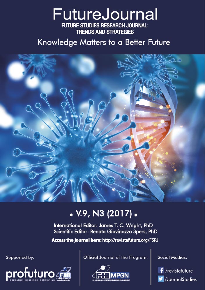 					Visualizar v. 9 n. 3 (2017): Future Studies Research Journal
				