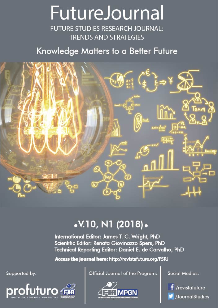 					View Vol. 10 No. 1 (2018): Future Studies Research Journal
				